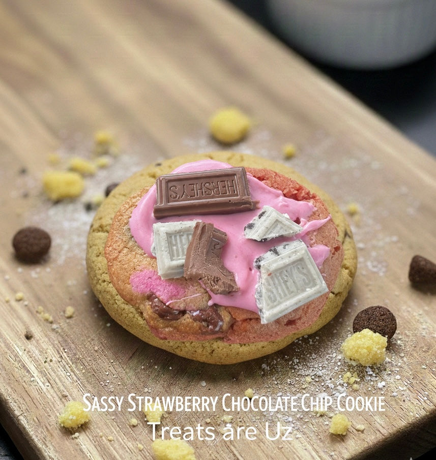 Sassy Strawberry Chocolate chip Cookie