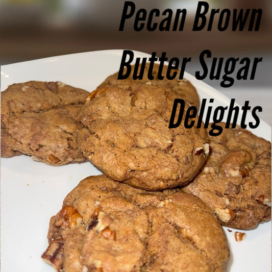 Pecan Brown Butter Sugar Cookies