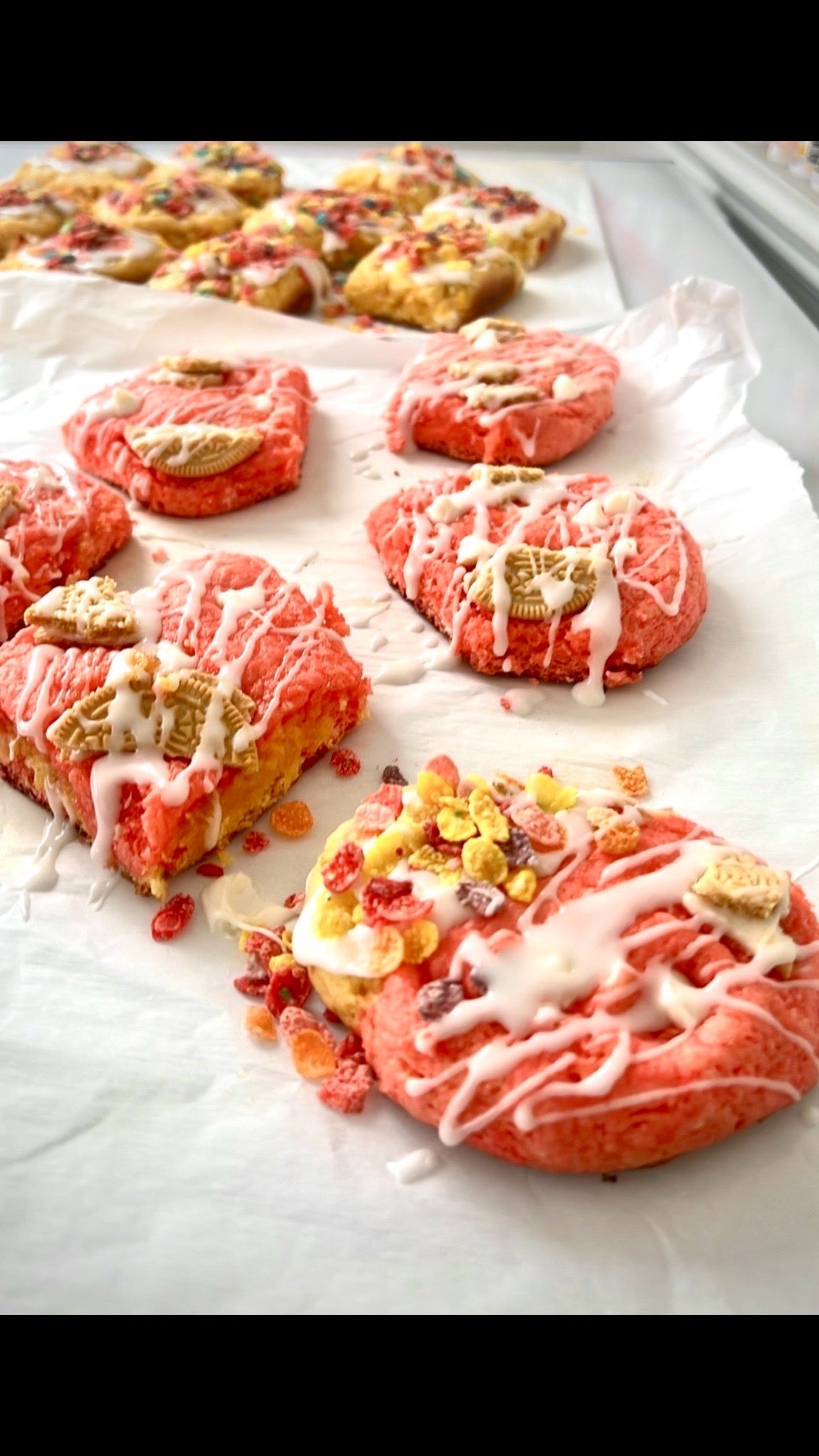 Raspberry White Chocolate Cookies